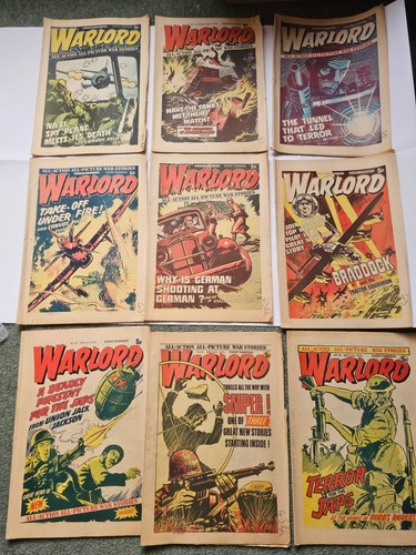 Warlord comic 1975 - warlord, consecutive