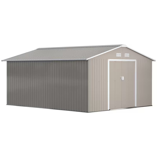 13x11ft metal garden shed - 13x11ft,