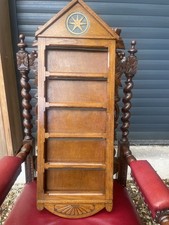 Attractive Oak Antique Church Chapel Hymn Board with Star Motif       M4986B