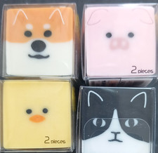 ANIMAL ERASER SET OF 4 (SHIBA