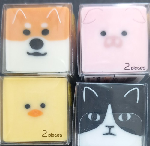 Animal eraser set - eraser, of