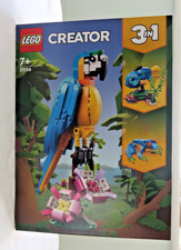 LEGO 31136 CREATOR 3 IN 1 EXOTIC PARROT FISH & FROG NEW IN BOX