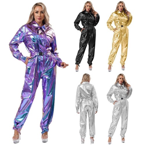 Womens shiny metallic - uk,