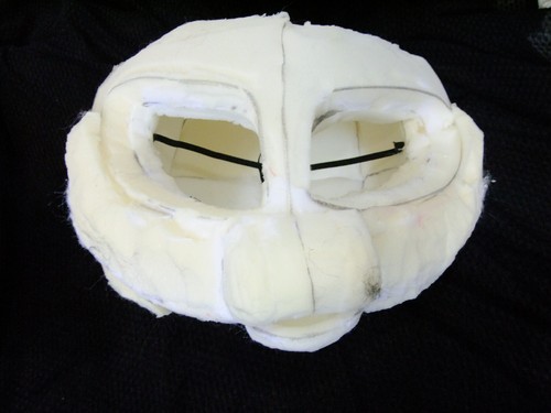 Fur suit foam - fur,