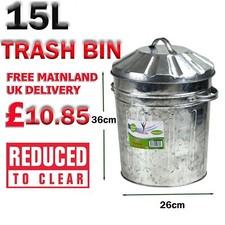 Galvanised Metal Bin Home