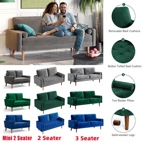 Sofa seater luxury velvet - sofa,