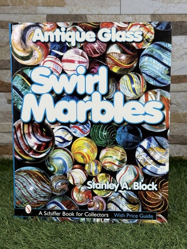 Antique glass swirl marbles - glass,