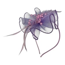 Looped Pearls Fascinator Alice