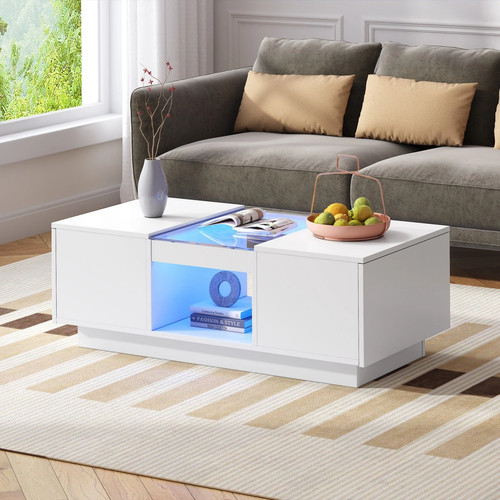 Coffee table with storage - coffee,