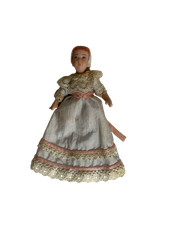 Miniature Porcelain Doll White