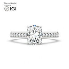 Ecushion Diamond Engagement