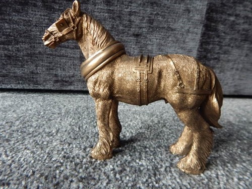 Leonardo bronzed shire cart - leonardo,