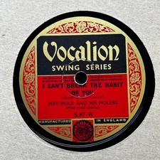 MIFF MOLE & HIS MOLERS w/ MIDGE WILLAMS. HOW COULD YOU? SWING SERIES VOCALION 78