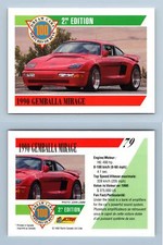 1990 Gemballa Mirage #79 - Dream Cars 2nd Edition 1992 Panini Trading Card