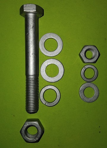 Front shock absorber bolt kit - front,