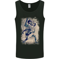 Love Music Rock n Roll Guitar Mens Vest Tank Top