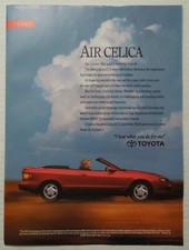 1990 TOYOTA Celica GT Convertible Magazine Ad - AIR CELICA
