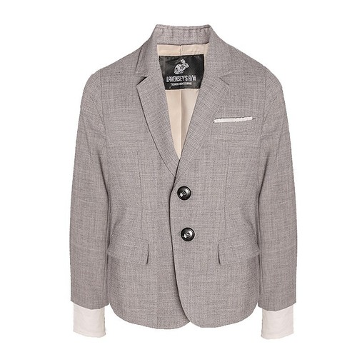 Boys grey casual blazer with - boys,