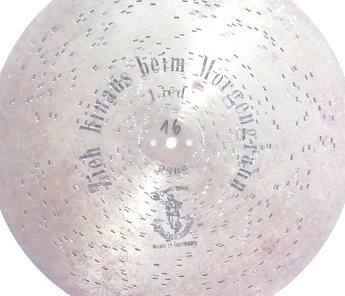 Antique disc music box - disc,