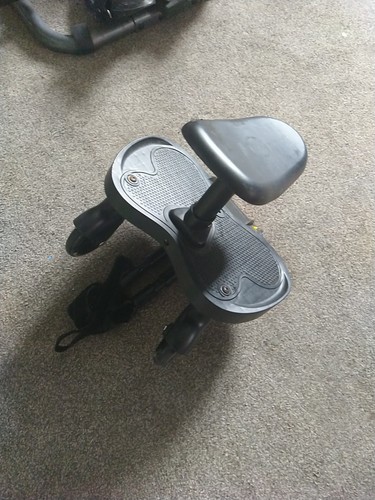 Buggy board with - board, seat
