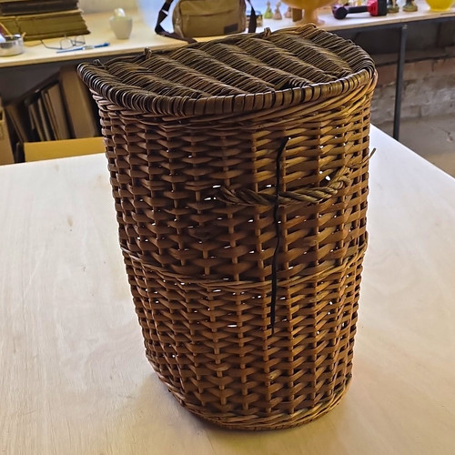 Vintage wicker garden harvest - wicker,