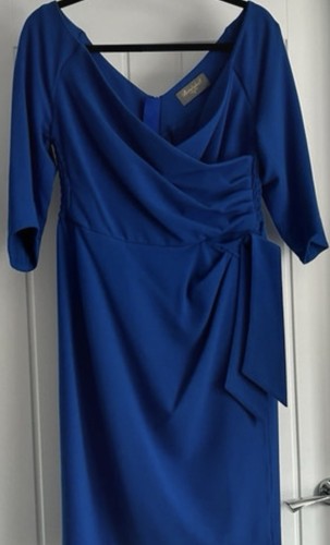 Bombshell blue satin - blue, katya