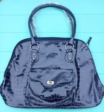 Vintage Faux Crocodile Patent