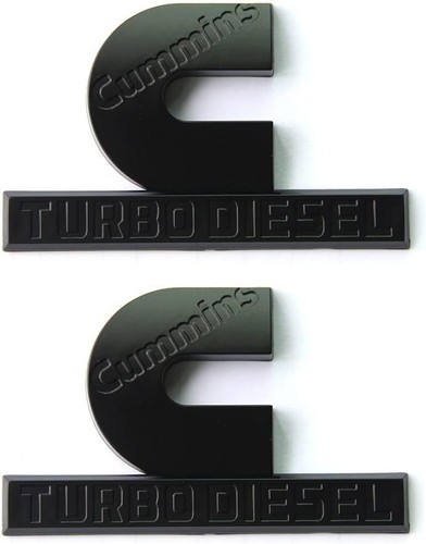 2pack oem black cummins turbo - oem,