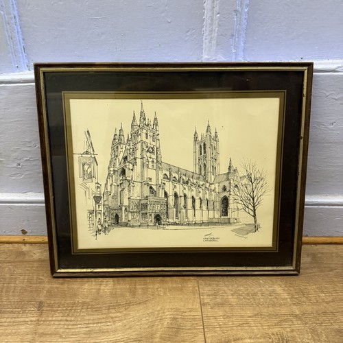 Vintage canterbury cathedral - canterbury,