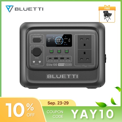 Bluetti elite 100 1024wh - elite,