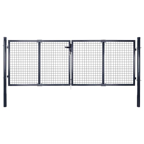 Mesh garden gate galvanised - mesh,