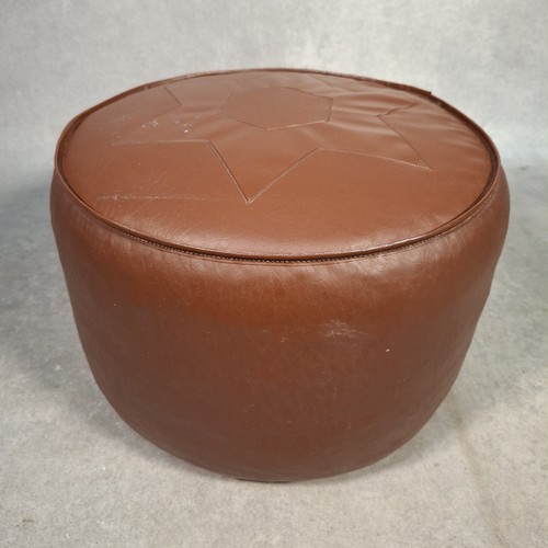Vintage pouffe footstool - vintage,
