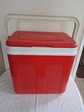 Vintage cool box by Flair BS6672 1986 red & white