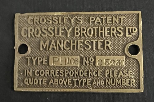Crossley brothers vintage - crossley,