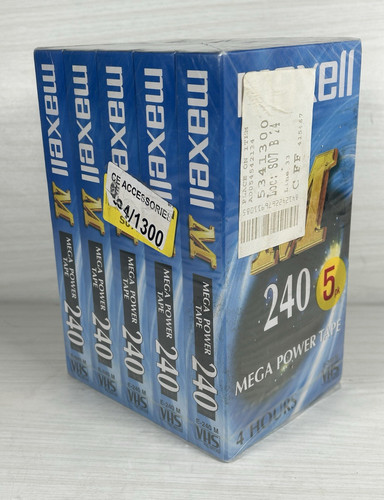 Maxell 240 vhs recordable - maxell, e-240
