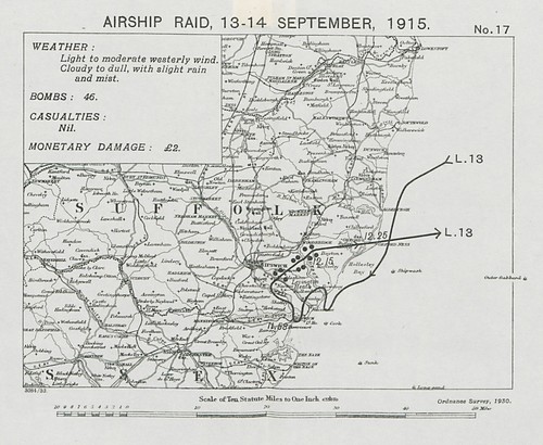 Ww1 german airship raid - ww1,