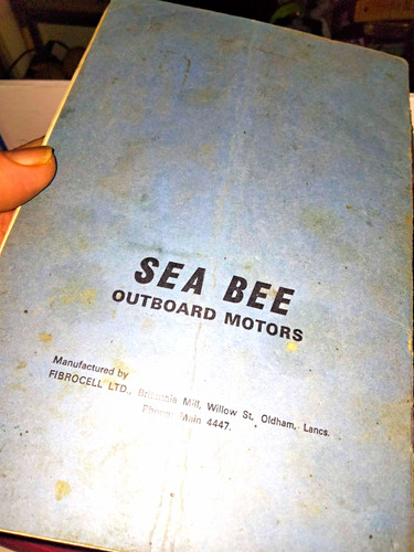 Sea bee outboard motor - outboard, manual
