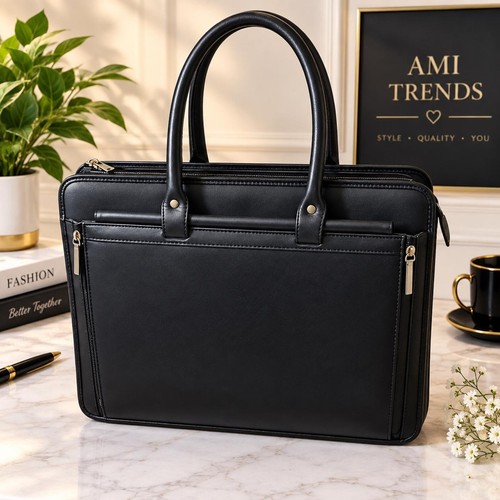 Men handmade black leather - men's,