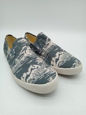 SeaVees Men's Baja Beachcomber Blue White Island Print Plimsoles RRP £49.99 NEW