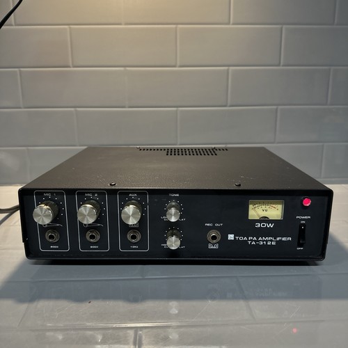 Toa amp amplifier 312e - pa,
