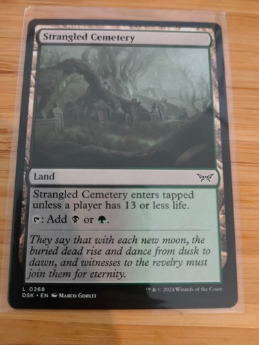 Mtg strangled cemetery 0268 - strangled,
