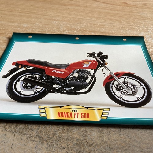 Honda ft500 1983 500 - 500, card