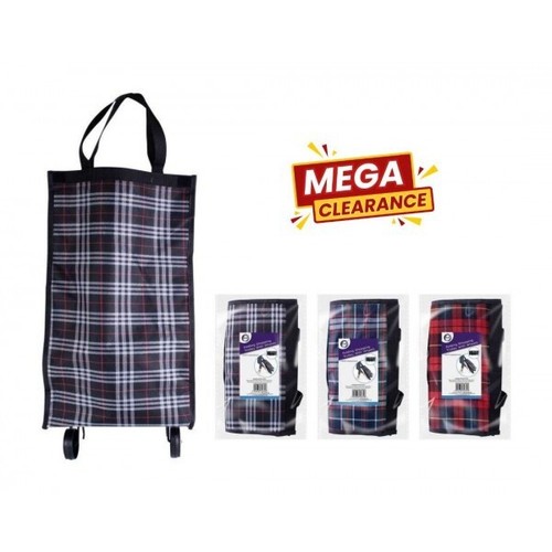 Folding shopping trolley - folding,