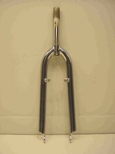 MOUNTAIN BIKE 26"CHROME MTB FORKS WITH PIVOTS FOR V BRAKES OR CANTILEVER BRAKES