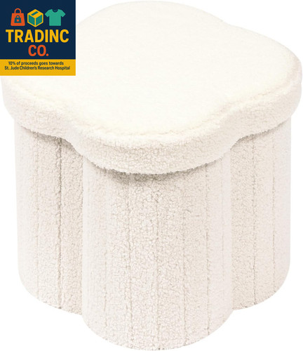 Storage ottoman cube flowers - storage,