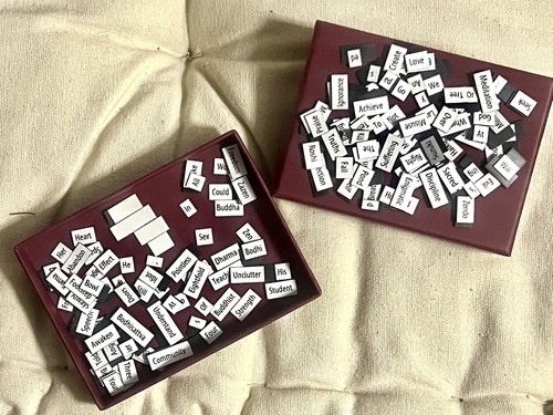 Zen magnetic poetry kit 1990s - zen,