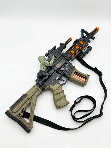 Toy machine gun rifle - gun,