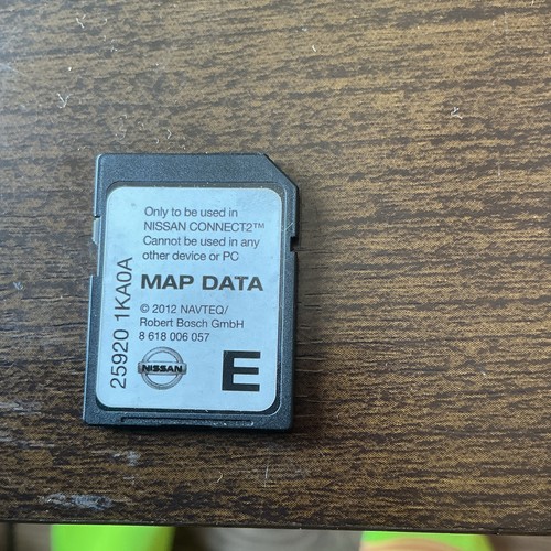 Genuine nissan map data - nissan, sd