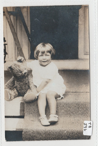 Child sitting the stairs - child,