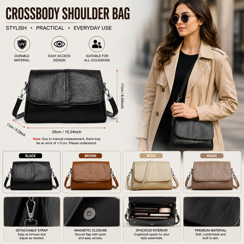 Women soft leather - leather, handbag